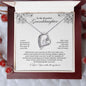 To My Beautiful Granddaughter | I Love You With all My Heart - Forever Love Necklace