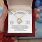 To My Beautiful Granddaughter | I Love You With all My Heart - Forever Love Necklace