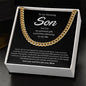 To My Amazing Son | You Are My Greatest Gift, A Priceless Blessing In My Life - Cuban Link Chain