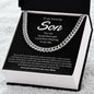 To My Amazing Son | You Are My Greatest Gift, A Priceless Blessing In My Life - Cuban Link Chain