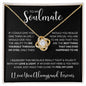 To My Soulmate | I Love You, Always & Forever - Love Knot Necklace