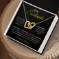 To My Soulmate | I Will Love You Until The End - Interlocking Hearts necklace