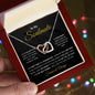 To My Soulmate | I Will Love You Until The End - Interlocking Hearts necklace