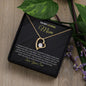 To My Loving Mom | You Will Always Be My Loving Mother - Forever Love Necklace