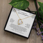 To My Beautiful Granddaughter | I Love You With all My Heart - Forever Love Necklace