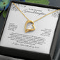 To My Beautiful Granddaughter | I Love You With all My Heart - Forever Love Necklace